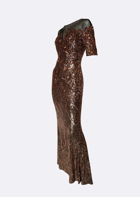 Diamond Vedette Mermaid Gown